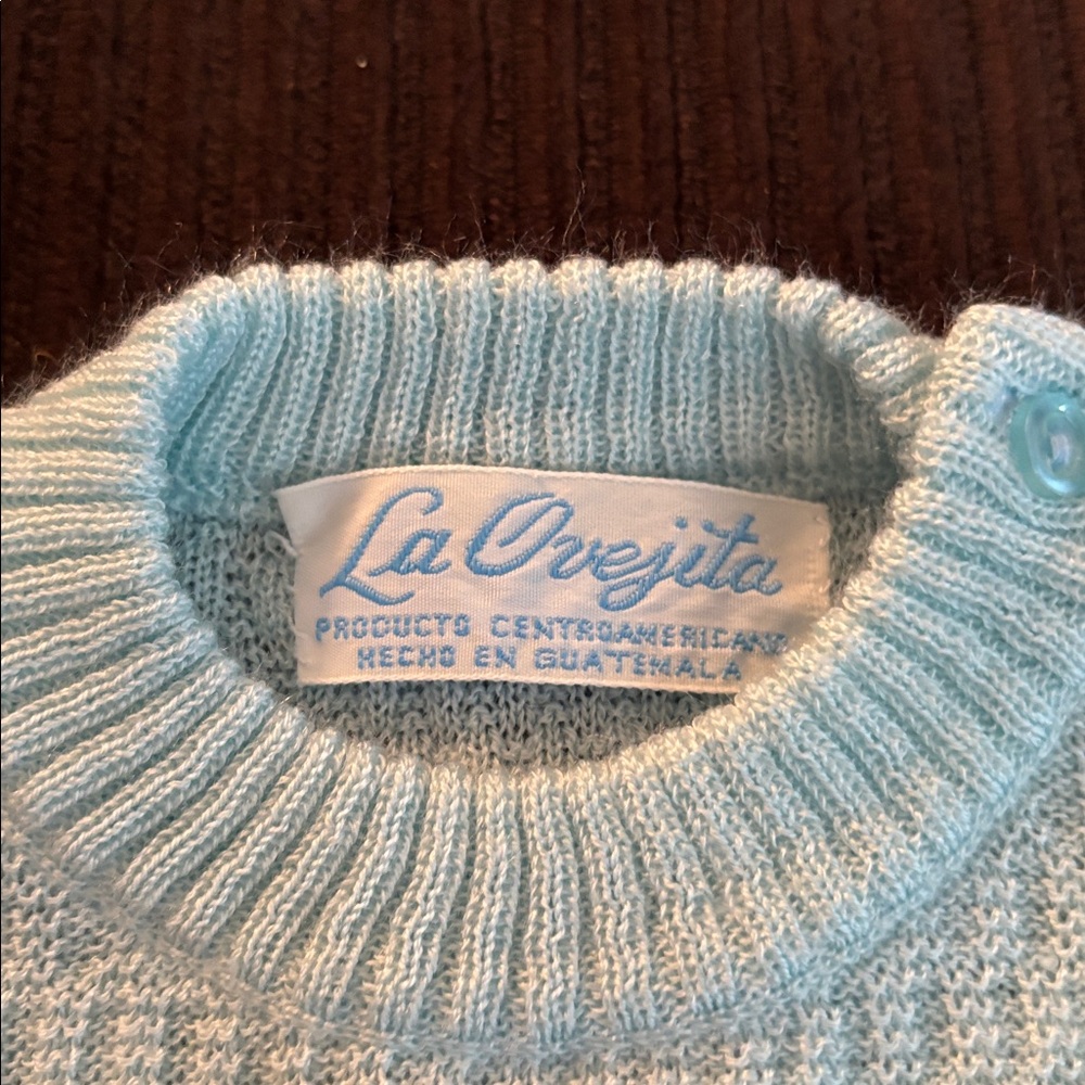 Vintage La Ovejita Knit Onesie Romper - Picture 4 of 6